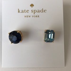 kate spade Jewelry - Kate Spade Blue Mismatched earrings kate spade Jewelry - Kate Spade Blue Mismatched earrings